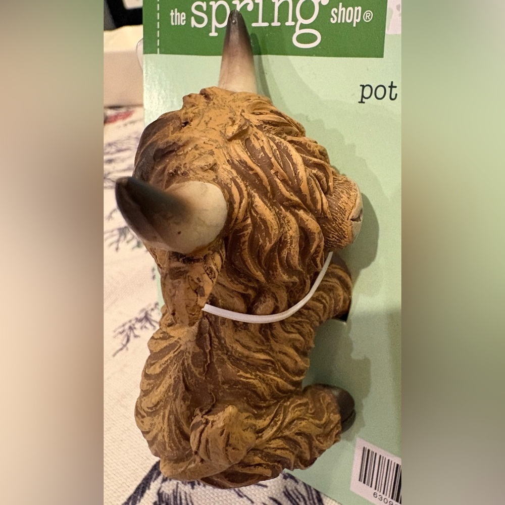 Hobby Lobby Brown and Tan Pot Percher - Picture 5 of 5